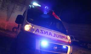 ambulanza notte frontale