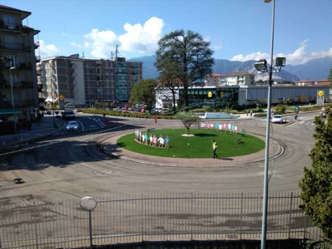 asfalto rotonda trib