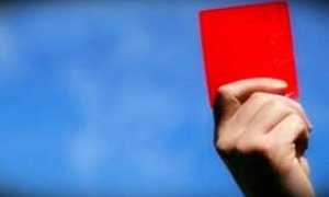 cartellino rosso