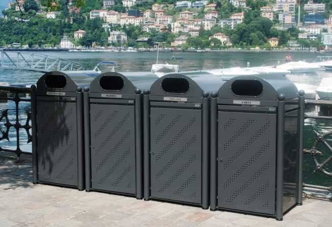 cassonetti differenziata isola