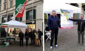 gazebi azzurri
