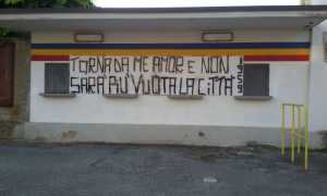 striscione stadio