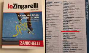 zingarelli minore errore