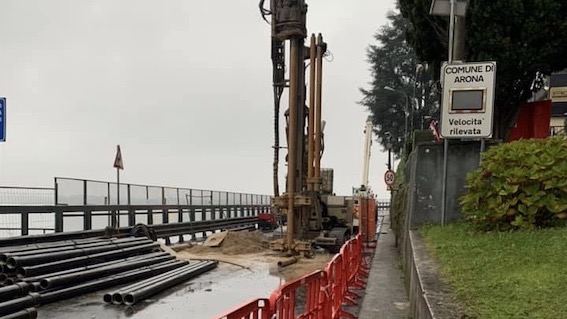 lavori cantiere smottamento