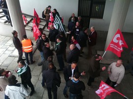 protesta sindacati conser 2015