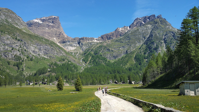 Alpe Devero inizio del sentiero